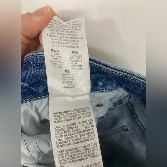 MOTHER The Looker Ankle We The Animals Skinny Jeans Blue Size 30 - Picture 8 of 12